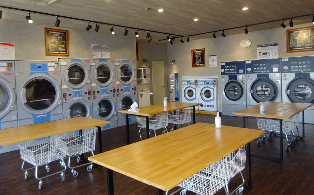 コインランドリー馬渕 店内